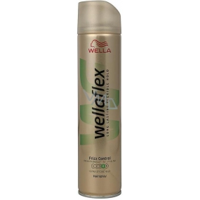 Wella Wellaflex Frizz Control Extra Strong Hold extra silné zpevnění lak na vlasy 250 ml