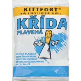 Kittfort Křída plavená, přísada pro zvýšení bělosti nátěrů, plnivo do tmelů, barev a jiných stavebních směsí 2 kg