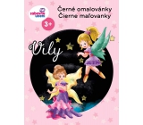 Ditipo Černé omalovánky Víly pro děti 3+ 32 stran