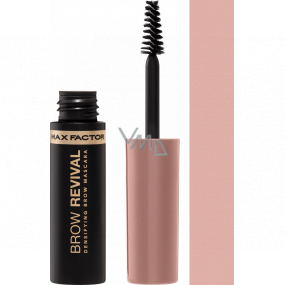 Max Factor Brow Revival řasenka na obočí s oleji a vlákny pro oživení 001 Dark Blonde 4,5 ml