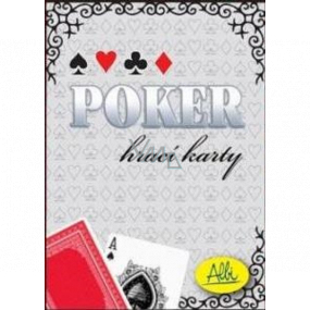 Albi Poker papírové hrací karty červené věk 8+