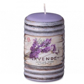 Candles Lavender vonná svíčka válec 50 x 80 mm