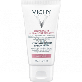 Vichy Ultra-nourishing Hand Cream vysoce vyživující krém na ruce pro suchou a citlivou pokožku 50 ml