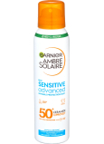 Garnier Ambre Solaire Sensitive Advanced SPF 50+ opalovací mlha sprej 150 ml
