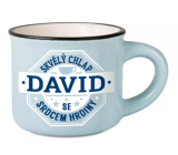 Albi Espresso hrneček David - Skvělý chlap se srdcem hrdiny 45 ml