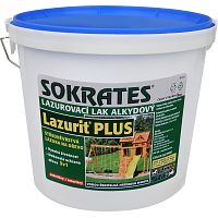 Sokrates Lazurit Plus středněvrstvá lazura na dřevo, bezbarvá, 4 kg
