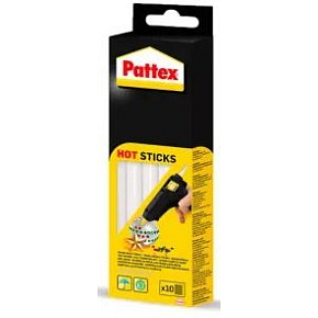 Pattex Hot patrony do tavné pistole, transparentní, 10 ks, 200 g Pattex Hot patrony do tavné pistole, transparentní, 10 ks, 200 g