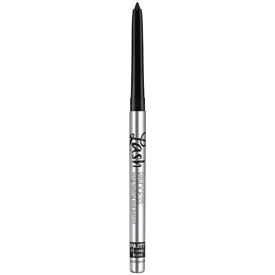 Essence Lash PRINCESS PARTY dlouhotrvající tužka na oči 01 Deep Black waterproof, 0,3 g