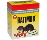 Ratimor parafínové bloky jed na hubení hlodavců s vysokou odolností proti vlhkosti 250 g