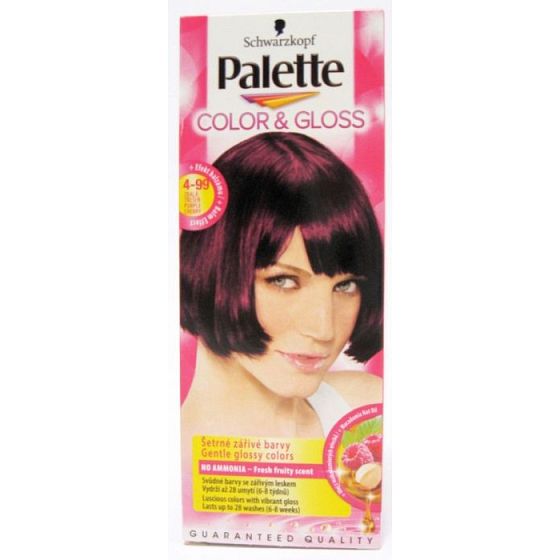 Schwarzkopf Palette Color & Gloss barva na vlasy 4 - 99 Zralá třešeň