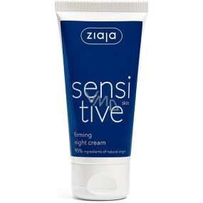 Ziaja Sensitive Skin zpevňující noční krém redukující podráždění 50 ml