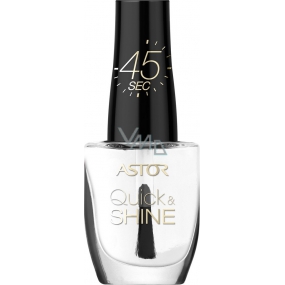 Astor Quick & Shine Nail Polish lak na nehty 001 Clear Dew 8 ml