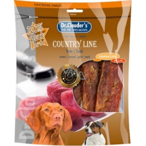 Dr. Clauders Country Line Kachna plátky sušeného masa pro psy 170 g