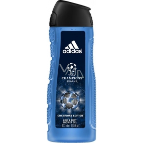 Adidas UEFA Champions League Champions Edition 2v1 sprchový gel a šampon pro muže 400 ml
