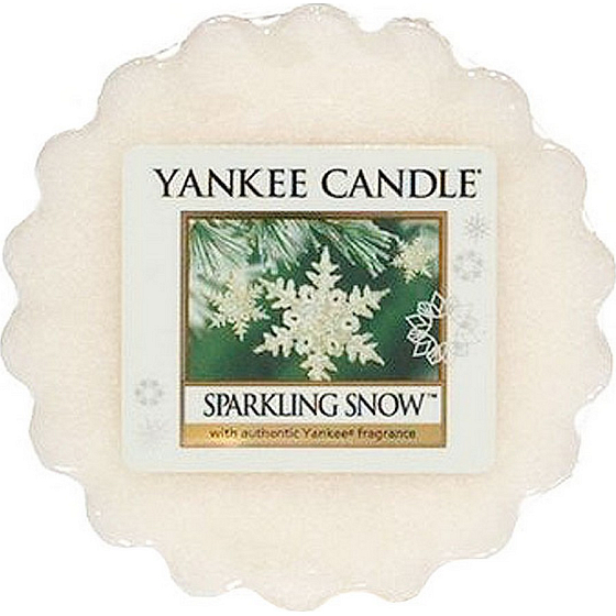 Yankee Candle Sparkling Snow - Jiskrný sníh vonný vosk do aromalampy 22 g