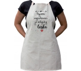 Bohemia Gifts Kuchyňská zástěra s potiskem Tajná ingredience, délka 75 cm