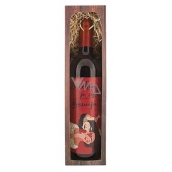 Bohemia Gifts Merlot z lásky - S tebou je svět krásnější dárkové červené víno 750 ml