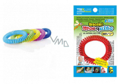 Trixline Mosquito Repelentní voděodolný náramek - gumička proti komárům s citriodiolem 1 kus, TR 351 náhodný výběr barvy