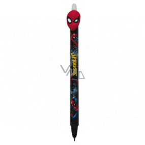 Colorino Gumovatelné pero Marvel Spiderman černé, modrá náplň 0,5 mm