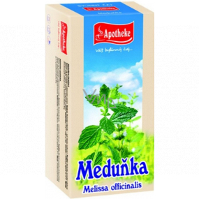 Apotheke Meduňka lékařská čaj podporuje normální trávení a normální funkci dýchacího systému 20 x 1,5 g