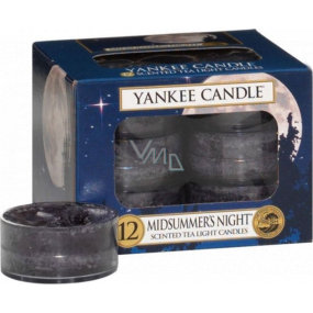 Yankee Candle Midsummers Night - Letní noc vonná čajová svíčka 12 x 9,8 g