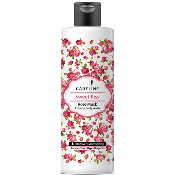Careline Sweet Kiss - Sladký polibek krémový sprchový gel 525 ml