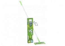 Swiffer Kit mop + náhradní prachovka na podlahu 8 kusů + náhradní vlhčené ubrousky na podlahu 3 kusy, startovací sada