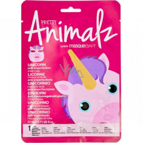 Artdeco Animalz Unicorn Mask pleťová maska proti nedokonalostem pleti Jednorožec 21 ml
