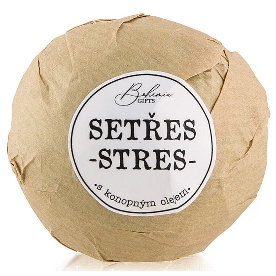 Bohemia Gifts Setřes stres šumivá pěnivá koule do koupele 100 g