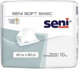 Seni Soft Basic hygienické absorpční podložky, 60 x 40 cm 10 kusů