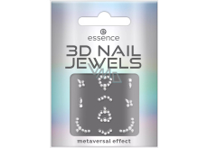 Essence 3D Jewels nálepky na nehty kamínky 02 Mirror universe 10 kusů