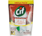 Cif Premium All in 1 Lemon tablety do myčky 50 kusů