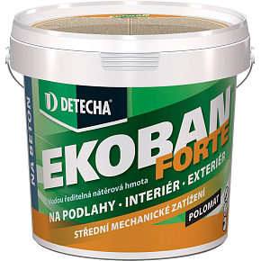 Detecha Ekoban Forte barva na dřevo i beton, šedá, 15 kg Detecha Ekoban Forte barva na dřevo i beton, šedá, 15 kg