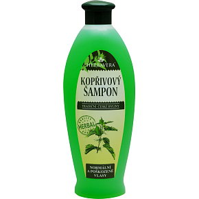 Herbavera Kopřivový šampon na poškozené vlasy, 550 ml