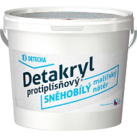 Detakryl protiplísňová sněhobílá malířská barva, 5 kg