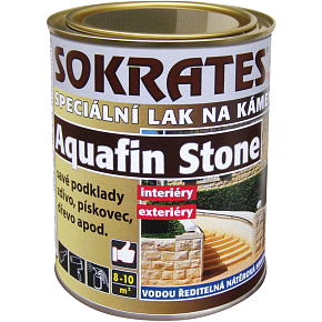 Sokrates Aquafin Stone polomat lak pro savé podklady, 700 g Sokrates Aquafin Stone polomat lak pro savé podklady, 700 g