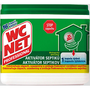 WC NET aktivátor septiků, 16 kapslí, 288 g WC NET aktivátor septiků, 16 kapslí, 288 g
