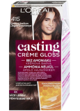 Loreal Paris Casting Creme Gloss barva na vlasy 415 ledový kaštan