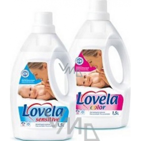 Lovela Sensitive tekutý prací prostředek 1,5 l + Lovela Color na barevné prádlo 1,5 l