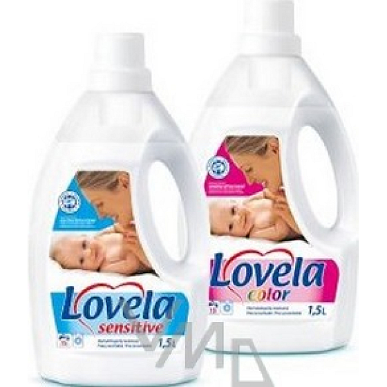 Lovela Sensitive tekutý prací prostředek 1,5 l + Lovela Color na barevné prádlo 1,5 l