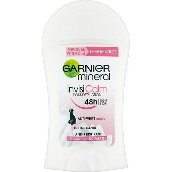 Garnier Mineral Invisi Calm antiperspirant deodorant stick pro ženy 40 ml