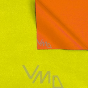 Zöllner Dárkový balicí papír 70 x 200 cm Dvoubarevný žluto-oranžový