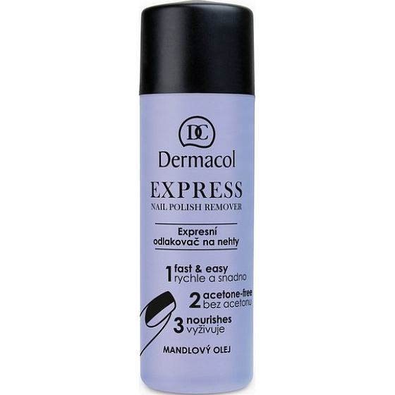 Dermacol Express Nail Polish Remover expresní odlakovač na nehty 120 ml