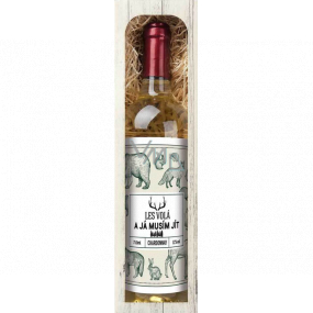 Bohemia Gifts Chardonnay Myslivecké víno bílé dárkové víno 750 ml