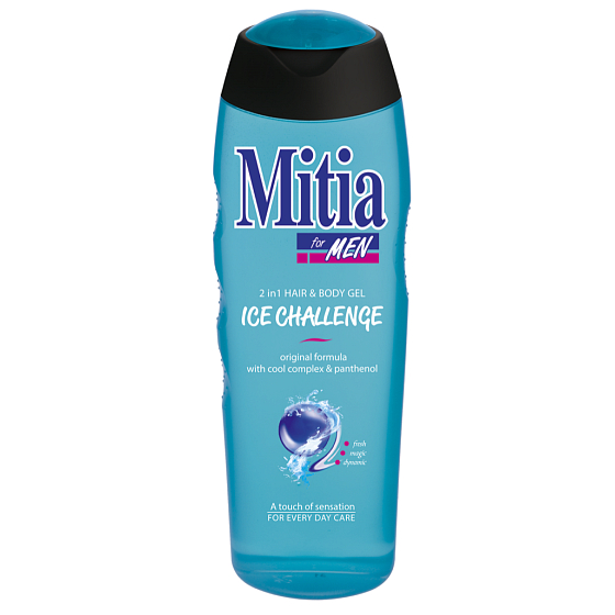 Mitia Men Ice Challenge 2v1 sprchový gel a šampon na vlasy 750 ml