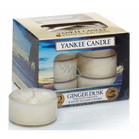 Yankee Candle Ginger Dusk - Zázvorový soumrak vonná čajová svíčka 12 x 9,8 g