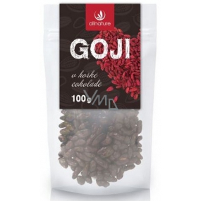 Allnature Goji v hořké čokoládě 100 g