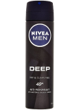 Nivea Men Deep 48 hodinová ochrana proti pocení antiperspirant deodorant sprej pro muže 150 ml