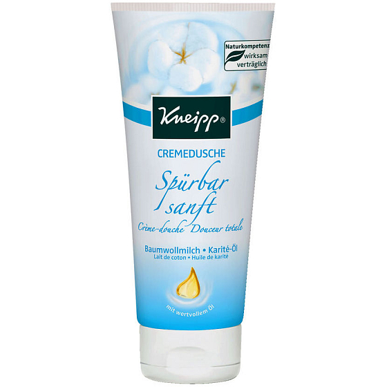Kneipp Hebký jako samet s olejem Karité a bavlníkovým olejem sprchový gel 200 ml