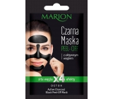 Marion Detox Black Peel Off s aktivním dřevěným uhlím a lékořicovým extraktem pro uvolnění pórů slupovací pleťová maska 6 g